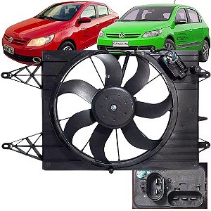 Eletroventilador para Volkswagen Gol G5/G6/G7