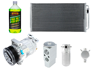 Kit Completo de Troca de Compressor para  Gm S10 (condensador grande) - Modelos 2000 a 2011