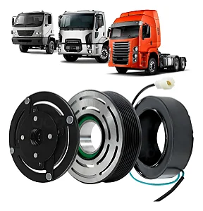 Conjunto Embreagem Compressor - 10p15 8pk 24v