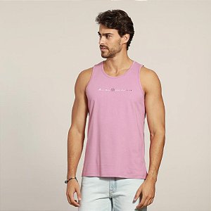 Camiseta Regata VLCS Basica TAM XG3 Rosa Vintage