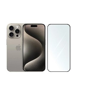 Pelicula 3D Vidro Temperado Para iPhone 15 Pro