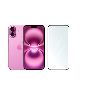 Pelicula 3D Vidro Temperado Para iPhone 16 Pro