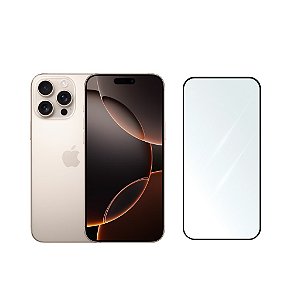 Pelicula 3D Vidro Temperado Para iPhone 16 Pro Max