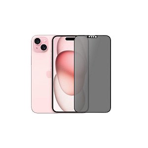 Pelicula 3D Vidro Privacidade Para iPhone 15 Plus