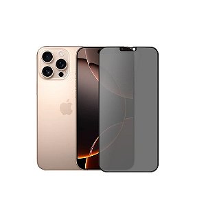 Pelicula 3D Vidro Privacidade Para iPhone 16 Pro Max
