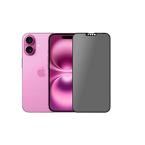 Pelicula 3D Vidro Privacidade Para iPhone 16 Plus