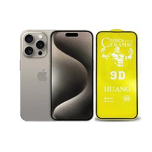 Película Cerâmica Fosca Para iPhone 15 Pro