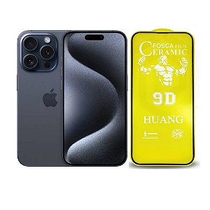 Película Cerâmica Fosca Para iPhone 15 Pro Max