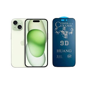 Película Cerâmica Fosca Privacidade Para iPhone 15