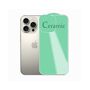 Película Cerâmica Traseira Para iPhone 15 Pro