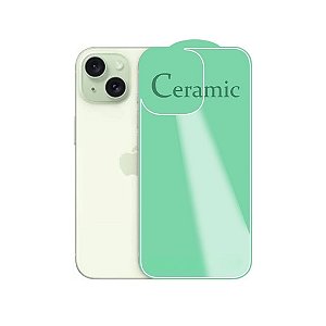 Película Cerâmica Traseira Para iPhone 15