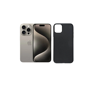 Capa Case Para iPhone 15 Pro Preta