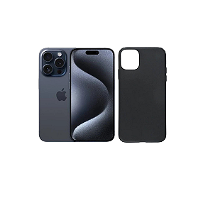 Capa Case Para iPhone 15 Pro Max Preta