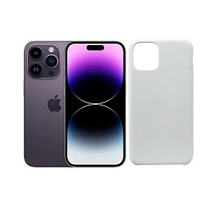Capa Case Para iPhone 14 Pro Branca