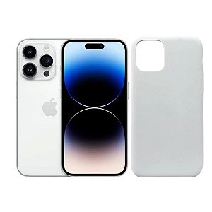 Capa Case Para iPhone 14 Pro Max Branca