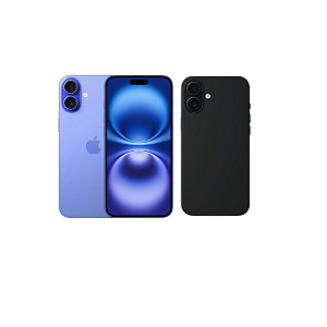 Capa Case Para iPhone 16 Plus Preta