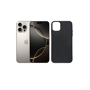 Capa Case Para iPhone 16 Pro Max Preta