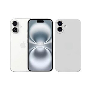 Capa Case Para iPhone 16 Plus Branca