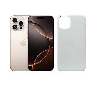 Capa Case Para iPhone 16 Pro Max Branca