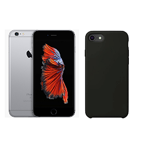 Capa Case Para iPhone 6 Plus / 6s Plus  Preto