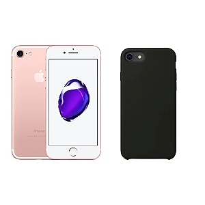 Capa Case Para iPhone 7 Preto