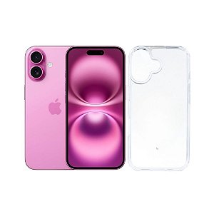 Capa Space Transparente Para iPhone 16