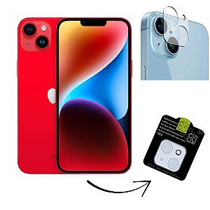 Película de Proteção Para Câmera do iPhone 14 Plus