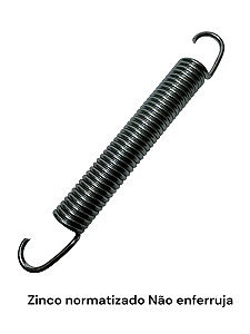 KIT 100 PEÇAS 18 cm - Mola para Cama Elástica 3,05 m e 4,27 m