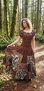 Vestido "Diva" Marrom