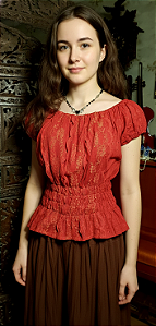 Blusa Ciganinha Vermelha