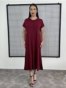 Vestido Longo Cobertura - BORDÔ