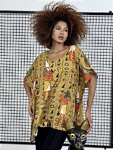 Blusa Recortes Egito - TERRA