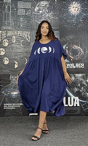 Vestido Balenciaga Luas - AZUL