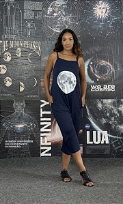 Macacão saruel Lua Cheia - AZUL MARINHO