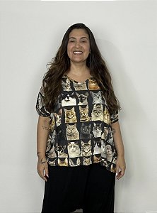 Blusa Veneza Gatos - CORES