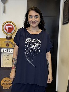 Blusa Mãe SPUTNIK - AZUL MARINHO