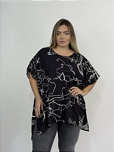 Blusa Recorte RJ - PRETO