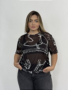 T-shirt Tule RJ - PRETO