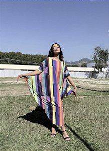 Vestido Amarrações Frequência - CORES
