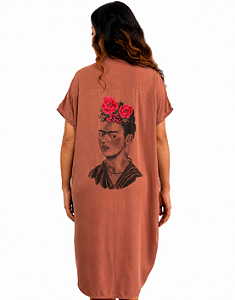 Chemise Frida Bordado - Canela