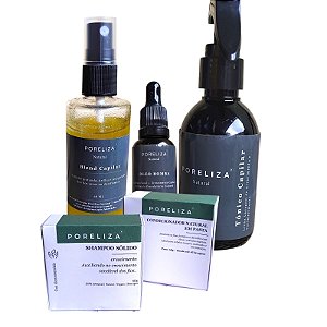 Kit Capilar PorEliza - Crescimento & Fortalecimento Natural