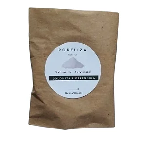Sabonete Natural de Dolomita com Calêndula – 50g/ Sabonete Ação Clareadora