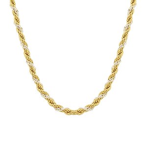 Colar Baiano Dourado e Prateado