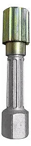 Bico Esguicho Regulável para Lava Auto Jato 1/2" Saída 3,2mm Metal
