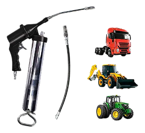 Bomba Engraxadeira Aço Manual Pneumática 500 G 3391 Bremen