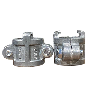 Kit de Abraçadeira Alta Pressão Lava Auto 3/4" - 31mm (2 Peças)
