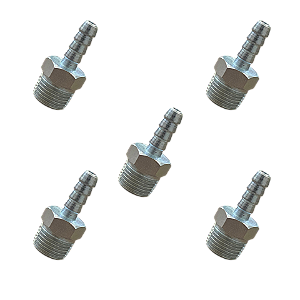 Kit 5 Und Espigão Adaptador Fixo Macho 3/8 x 5/16