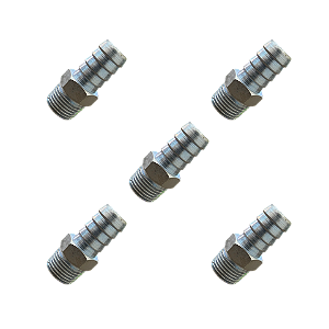 Kit 5 Und Espigão Adaptador Fixo Macho 3/8 x 1/2