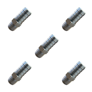 Kit 5 Und Espigão Adaptador Fixo Macho 3/8 x 5/8