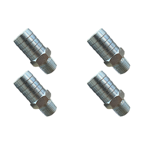 Kit 4 Und Espigão Adaptador Fixo Macho 1/2" x 1"